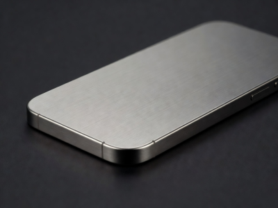 Sleek metallic textures representing the iPhone 15 Pro Max titanium finish